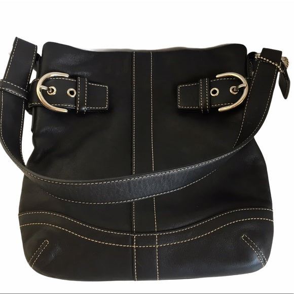Coach black silver purse Outlet