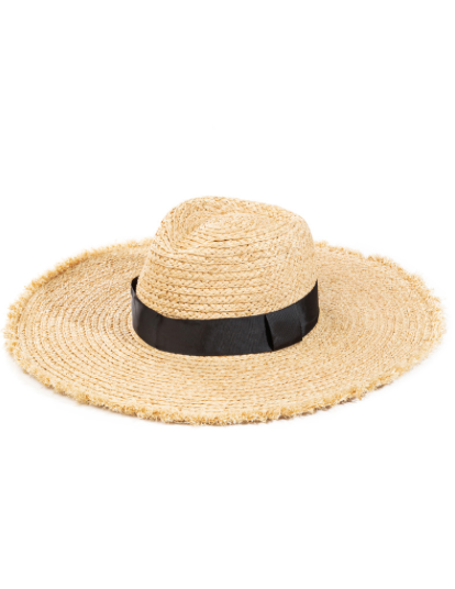 Raffia Straw Fringe Sun Hat