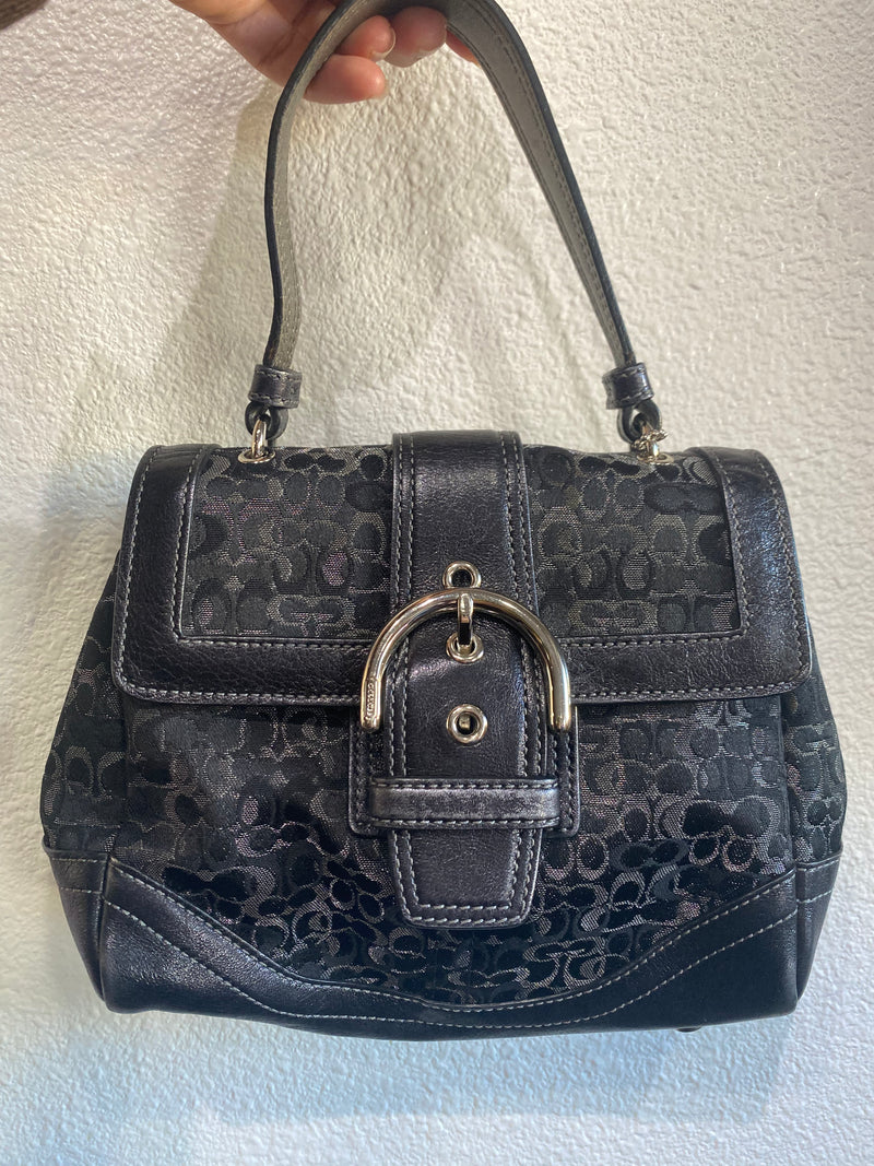 Coach purse black deals