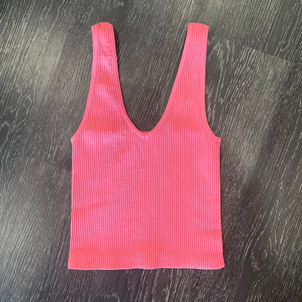 Marai Reversible Tank Top- Bubble Gum