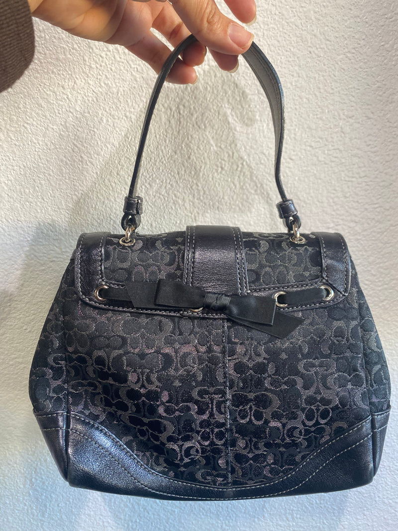 Coach black evening bag Clearance