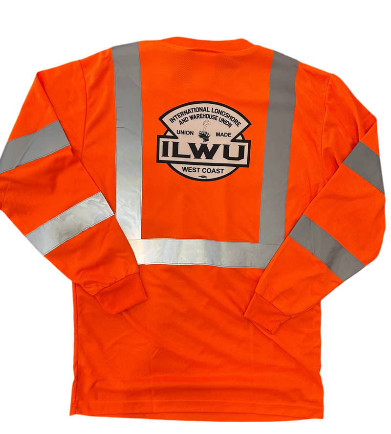 Shield Longshoreman Union Hi-Vis Neon Orange