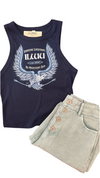 ILWU est. 1973 Eagle- Navy