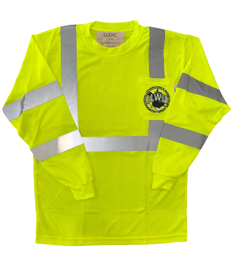 Shield Longshoreman Union Hi-Vis Neon Yellow
