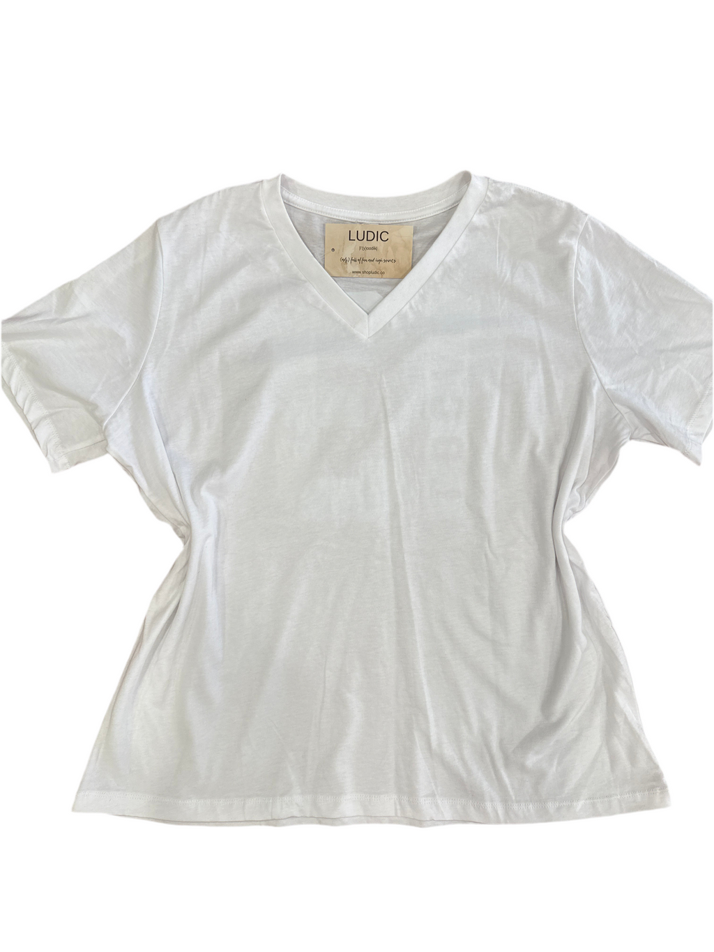Local 13 Bromma V-Neck- White