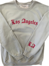 Los Angeles Old English Crew-Sand