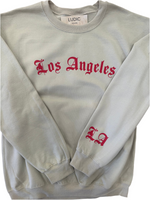 Los Angeles Old English Crew-Sand