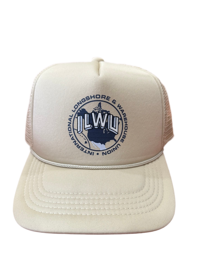 Classic ILWU Logo- Tan/ Blue Logo