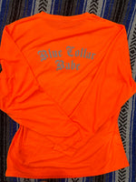 Blue Collar Babe LS Dry Fit- Safety Orange