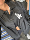 LOS ANGELES DODGERS Windbreaker in Black