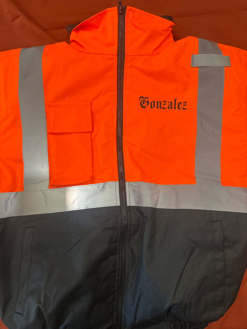 Hi Vis Bomber Jacket