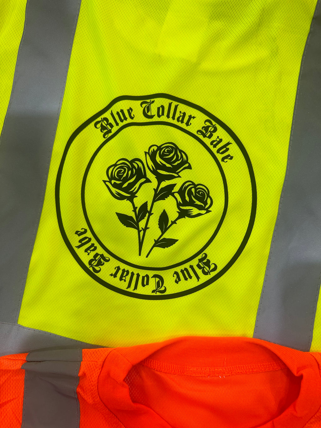 Blue Collar Babe LS High Visibility Saftey Yellow