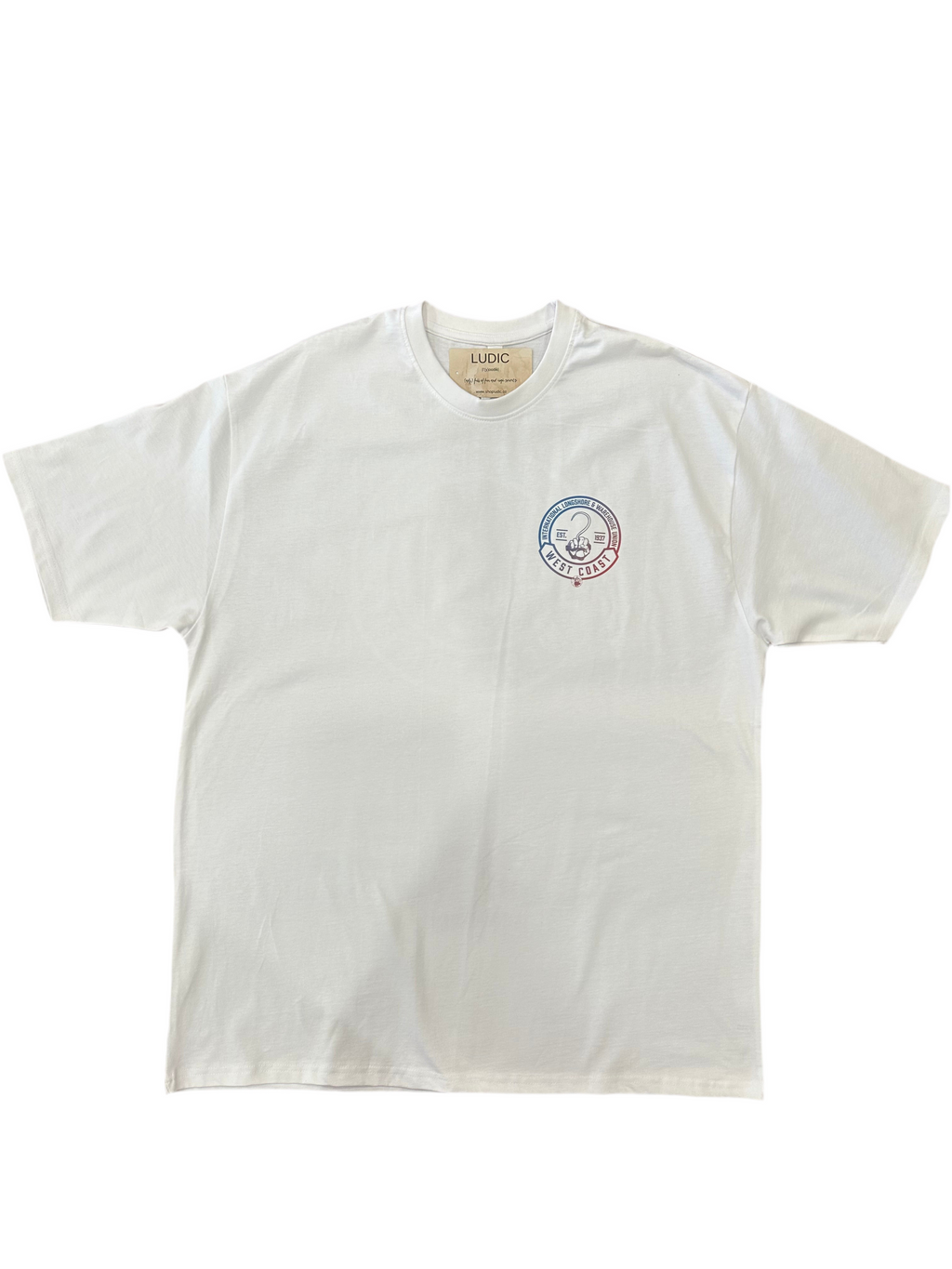 ILWU West Coast Tee in White