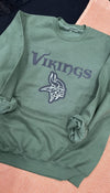 Custom Team Pullover-Sand or Army Green with Black Logo