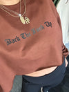 Back The Fuck Up Crop Crew-Multiple Color Options