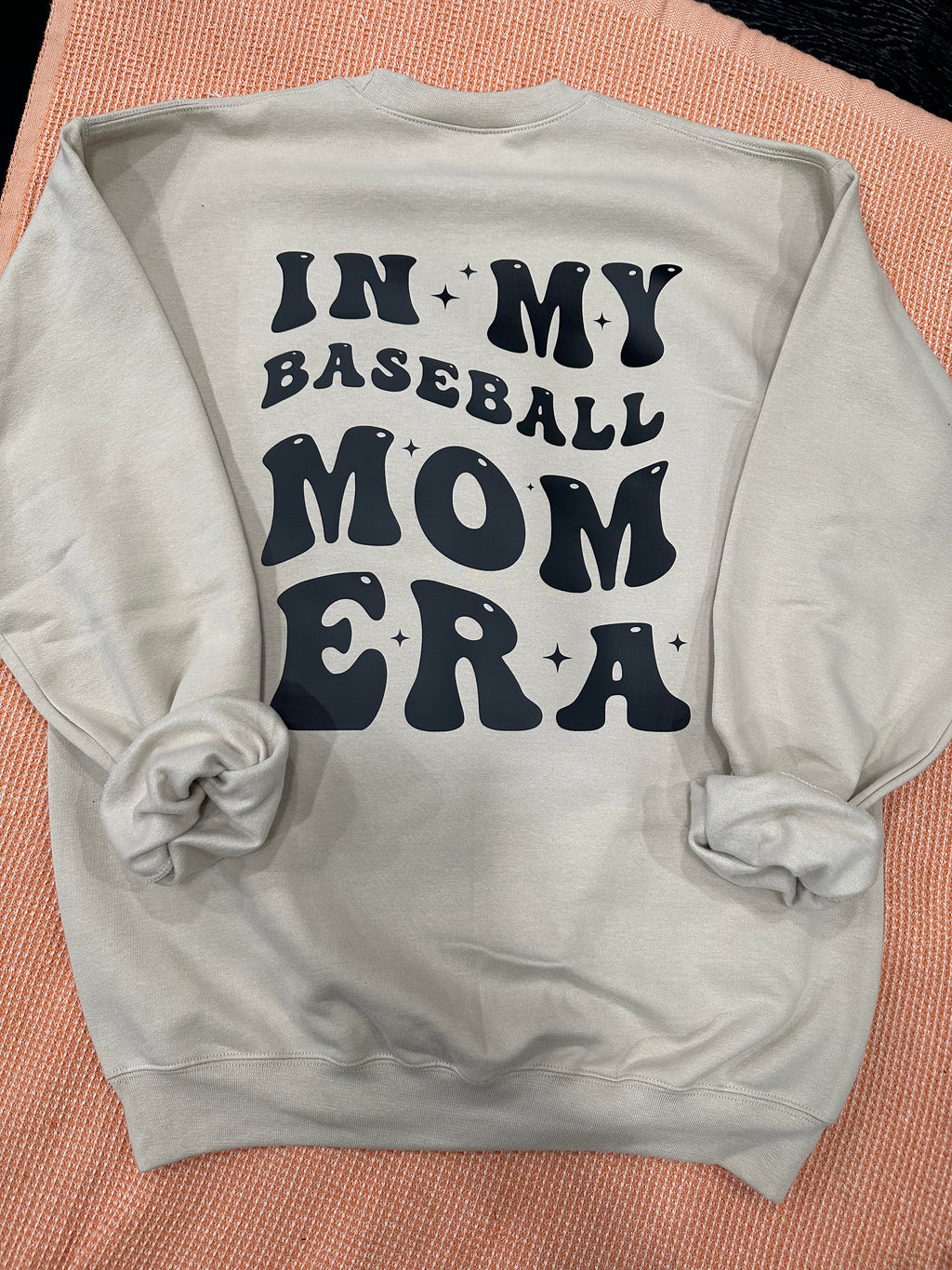 In My Baseball Mom Era Crew Neck-Multiple Color Options