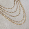 18k Gold Filled Classic Figaro Chain Necklace