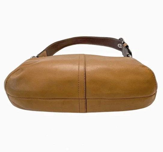Coach Soho Saddle Handbag Tan Leather
