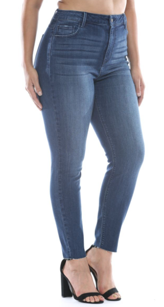 Curve High Rise Straight Cut Ankle Skinny