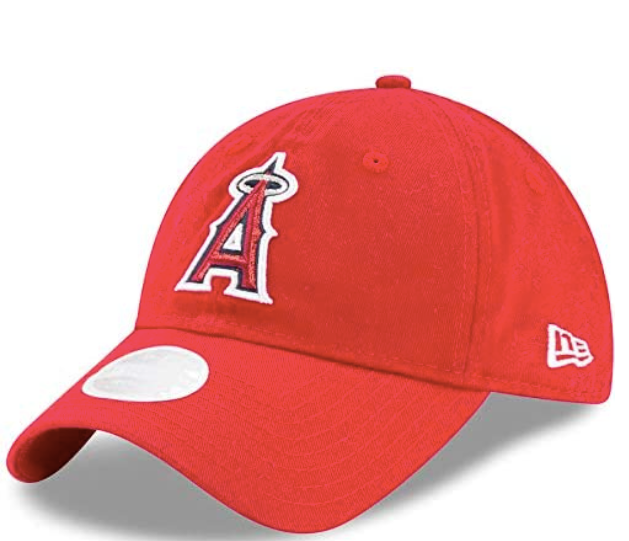 Women's Los Angeles Angels New Era Red 2021 9TWENTY Adjustable Hat